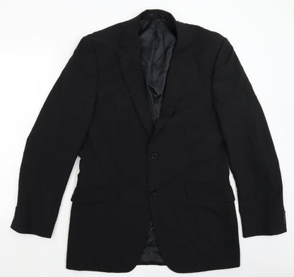 Mens UK Size 40 Karl Jackson Regular Black Suit Jacket