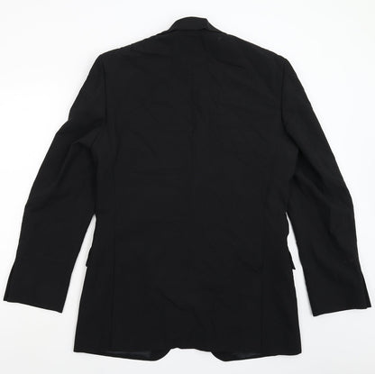 Mens UK Size 40 Karl Jackson Regular Black Suit Jacket