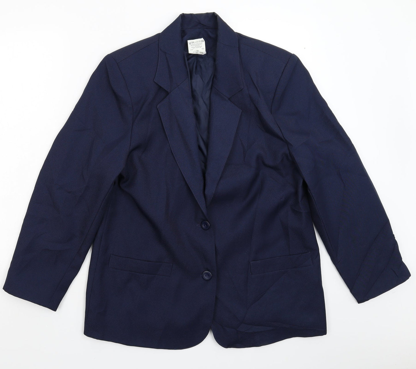 Citilites Womens Blue   Jacket Suit Jacket Size 14