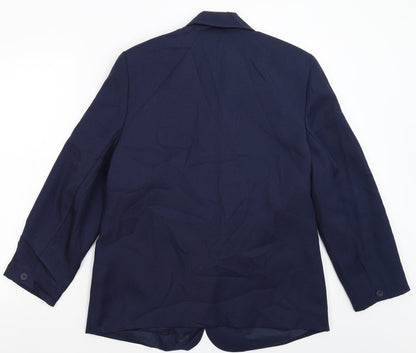 Citilites Womens Blue   Jacket Suit Jacket Size 14