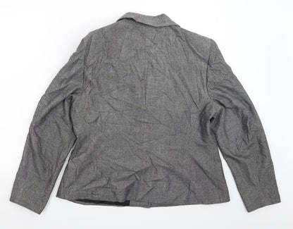 Marks and Spencer Womens Grey   Jacket Suit Jacket Size 16