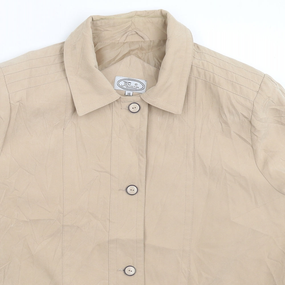 Womens UK Size 14 JBC Beige Jacket