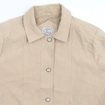 Womens UK Size 14 JBC Beige Jacket