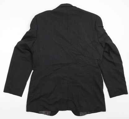 Mens UK Size 42 Karl Jackson Regular Black Suit Jacket