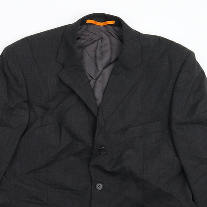Mens UK Size 42 Karl Jackson Regular Black Suit Jacket