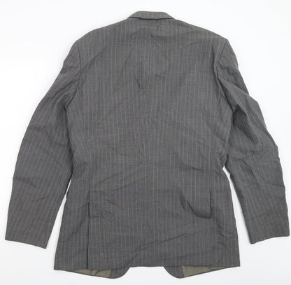 Mens UK Size 40 Mr Harry Regular Grey Suit Jacket