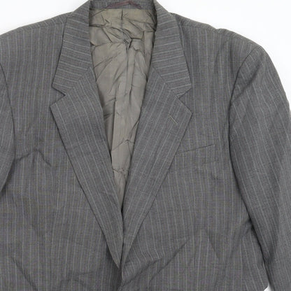 Mens UK Size 40 Mr Harry Regular Grey Suit Jacket