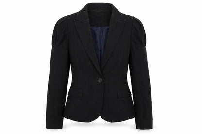 Womens UK Size S Zara Regular Black Suit Jacket