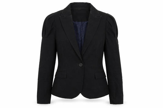 Womens UK Size S Zara Regular Black Suit Jacket