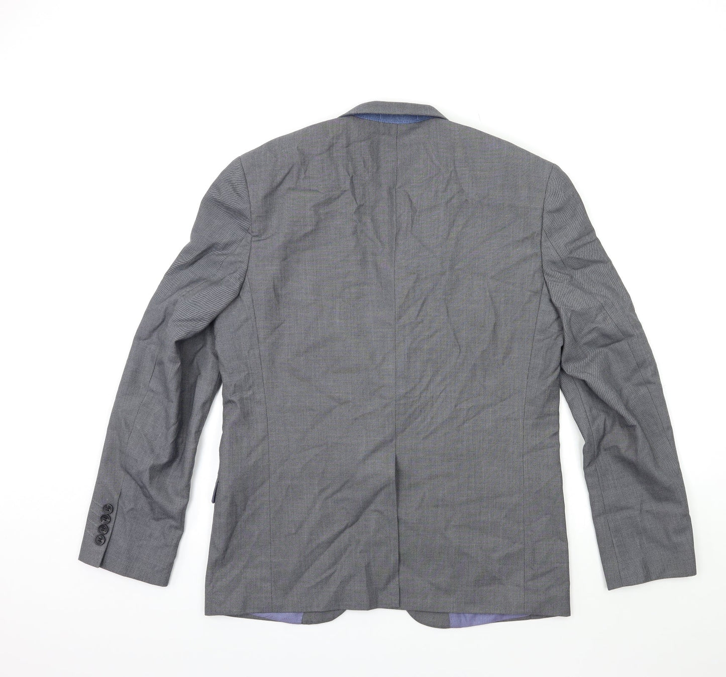 Mens UK Size 40 Cedar Wood State Regular Grey Suit Jacket
