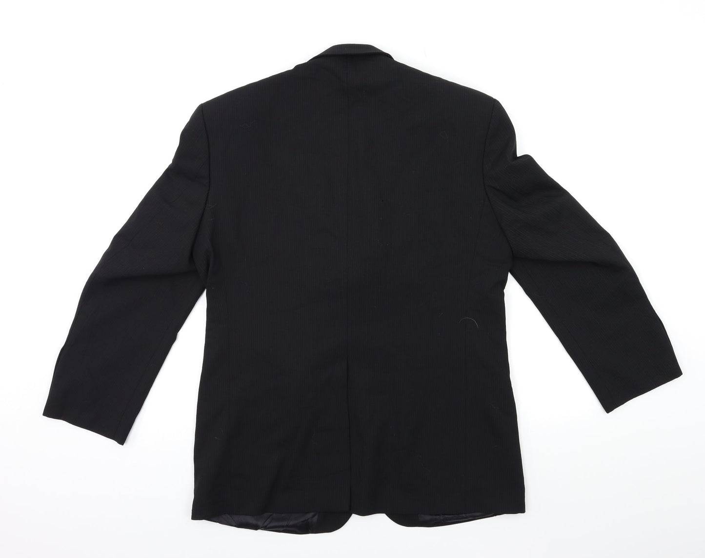 Mens UK Size 38 Johnathan Adams Regular Black Suit Jacket