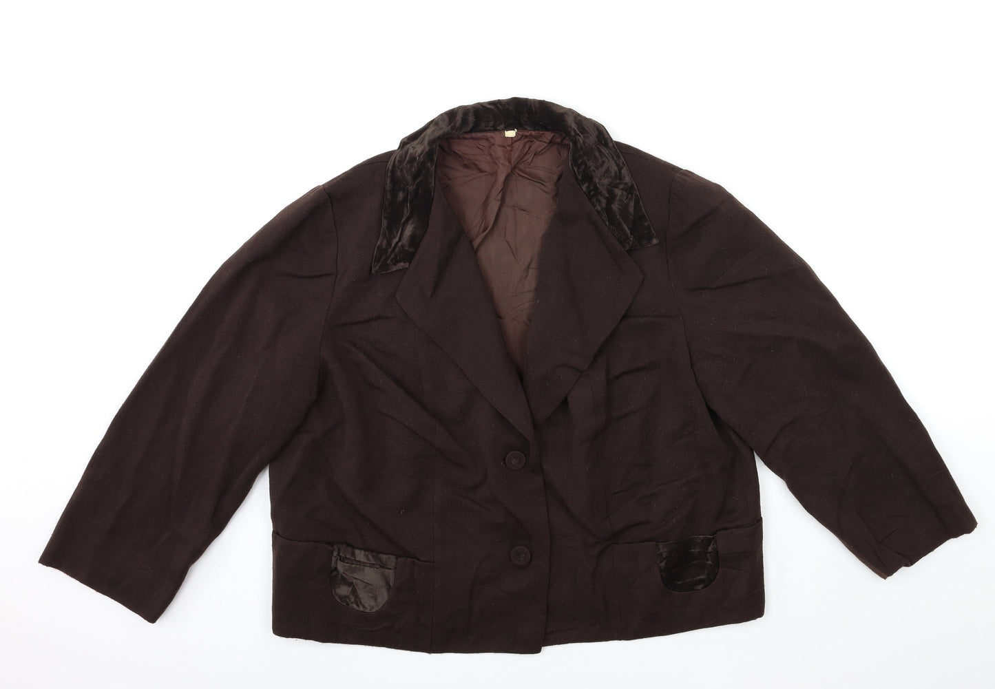 Womens UK Size XL Preworn Brown Jacket