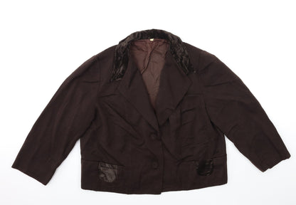Womens UK Size XL Preworn Brown Jacket
