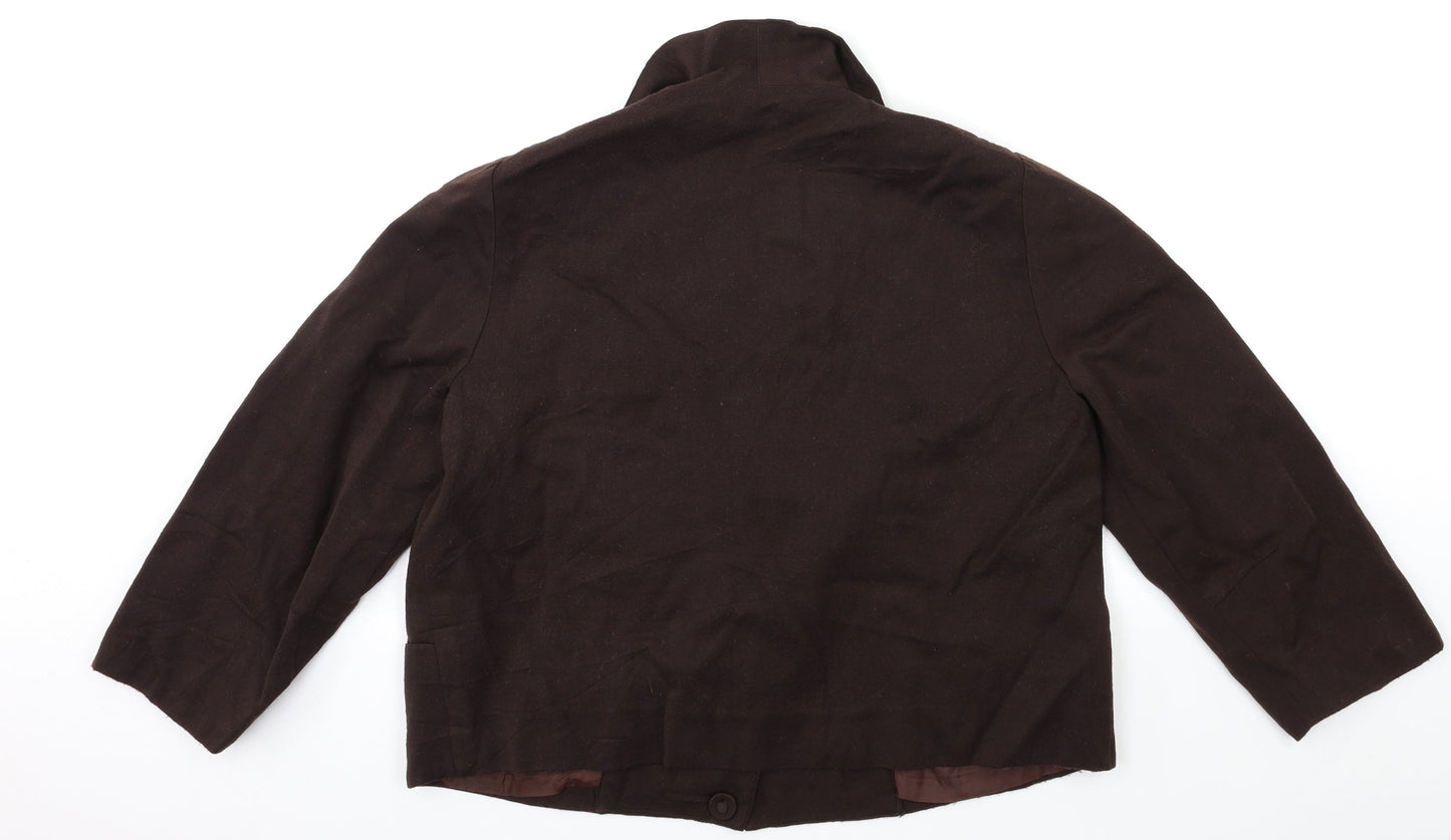 Womens UK Size XL Preworn Brown Jacket