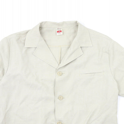Servus Womens Beige   Jacket Blazer Size 14