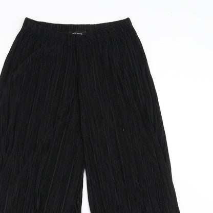 New Look Womens Black   Trousers  Size 6 L24 in - wide leg