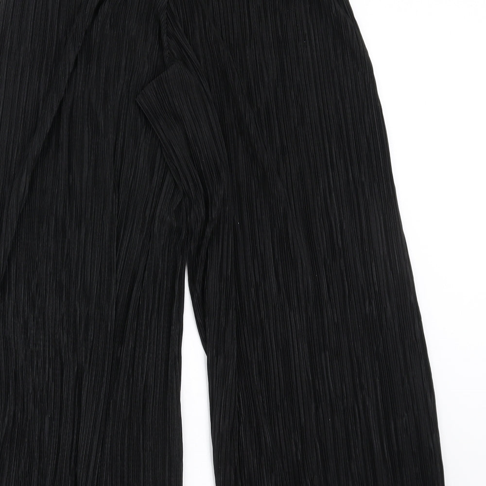 New Look Womens Black   Trousers  Size 6 L24 in - wide leg