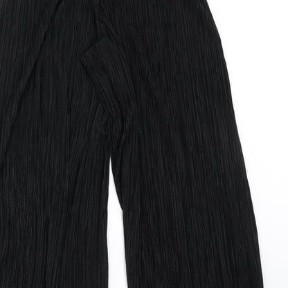 New Look Womens Black   Trousers  Size 6 L24 in - wide leg