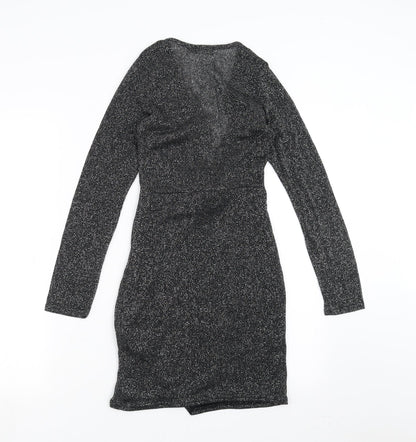 PRETTYLITTLETHING Womens Black   Bodycon  Size 8