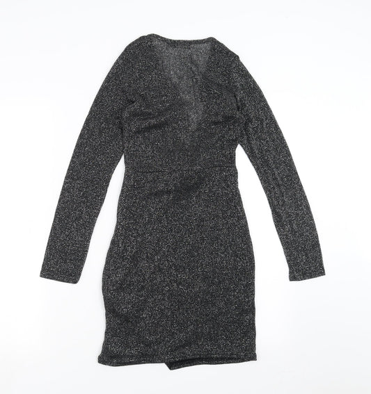 PRETTYLITTLETHING Womens Black   Bodycon  Size 8