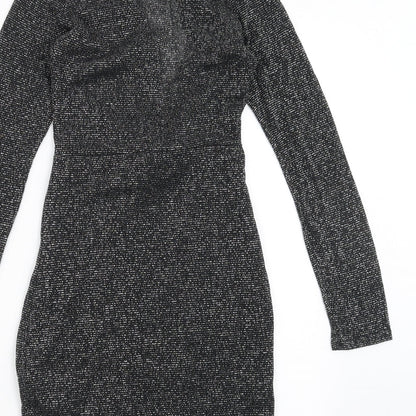 PRETTYLITTLETHING Womens Black   Bodycon  Size 8