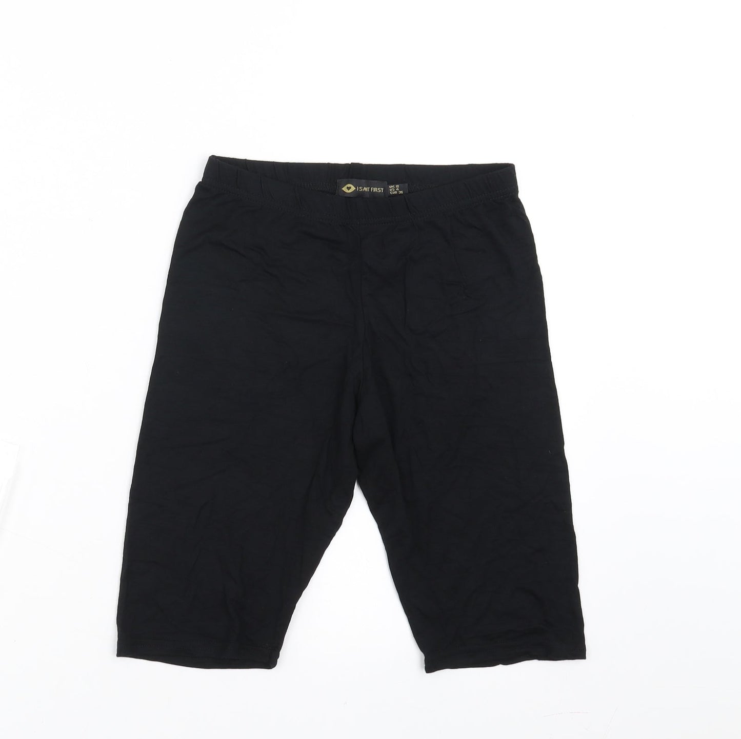 I SAW IT FIRST Womens Black   Biker Shorts Size 8