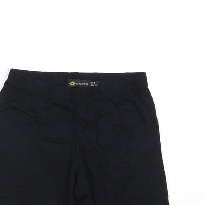 I SAW IT FIRST Womens Black   Biker Shorts Size 8