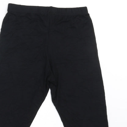 I SAW IT FIRST Womens Black   Biker Shorts Size 8