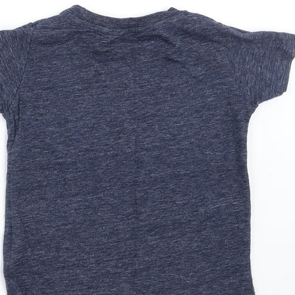 NEXT Baby Blue   Basic T-Shirt Size 12-18 Months  - Stars and Stripes