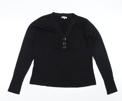 Klass Womens Black   Pullover Jumper Size L