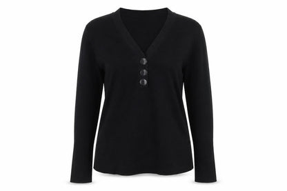 Klass Womens Black   Pullover Jumper Size L