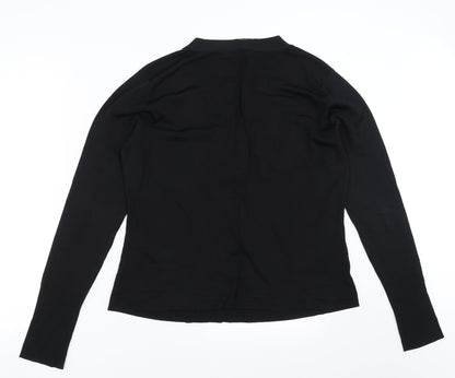 Klass Womens Black   Pullover Jumper Size L