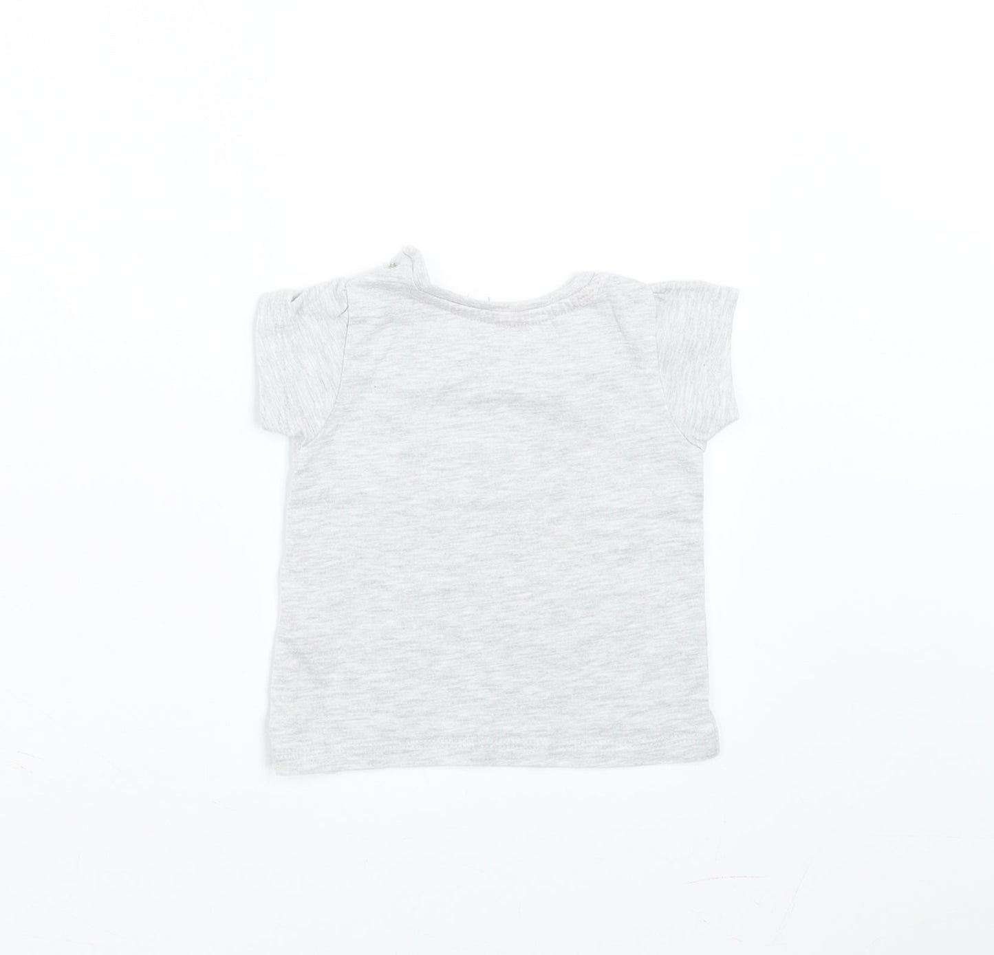 Primark Girls Grey   Basic T-Shirt Size 3-6 Months  - I love my Grandma