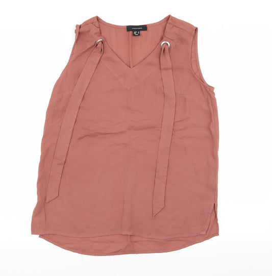 Primark Womens Brown   Basic Blouse Size 10