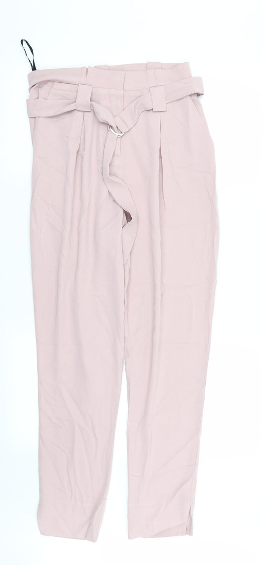Missguided Womens Pink   Trousers  Size 10 L28 in