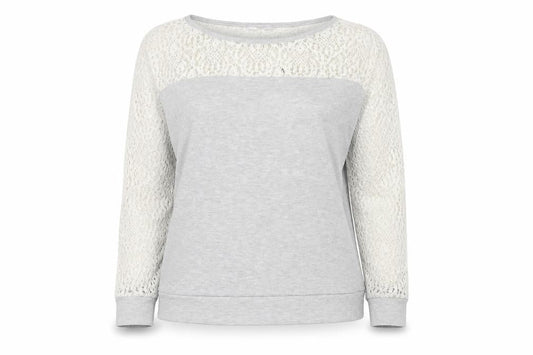 Asda George Womens Grey Geometric  Pullover Jumper Size 12