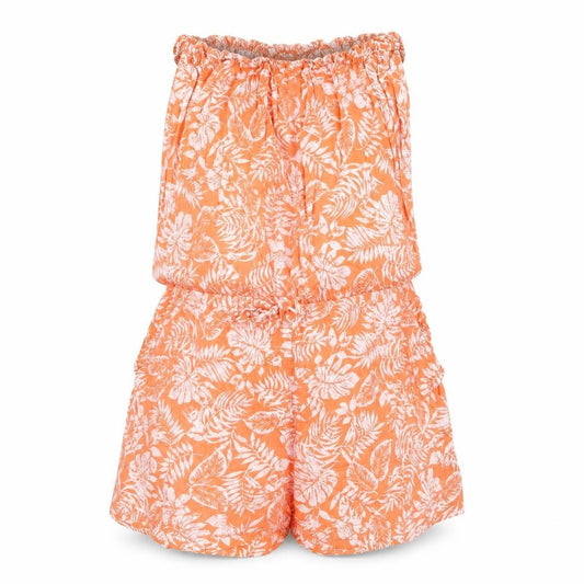 Womens UK Size 10 New Look One-Piece Orange Playsuit