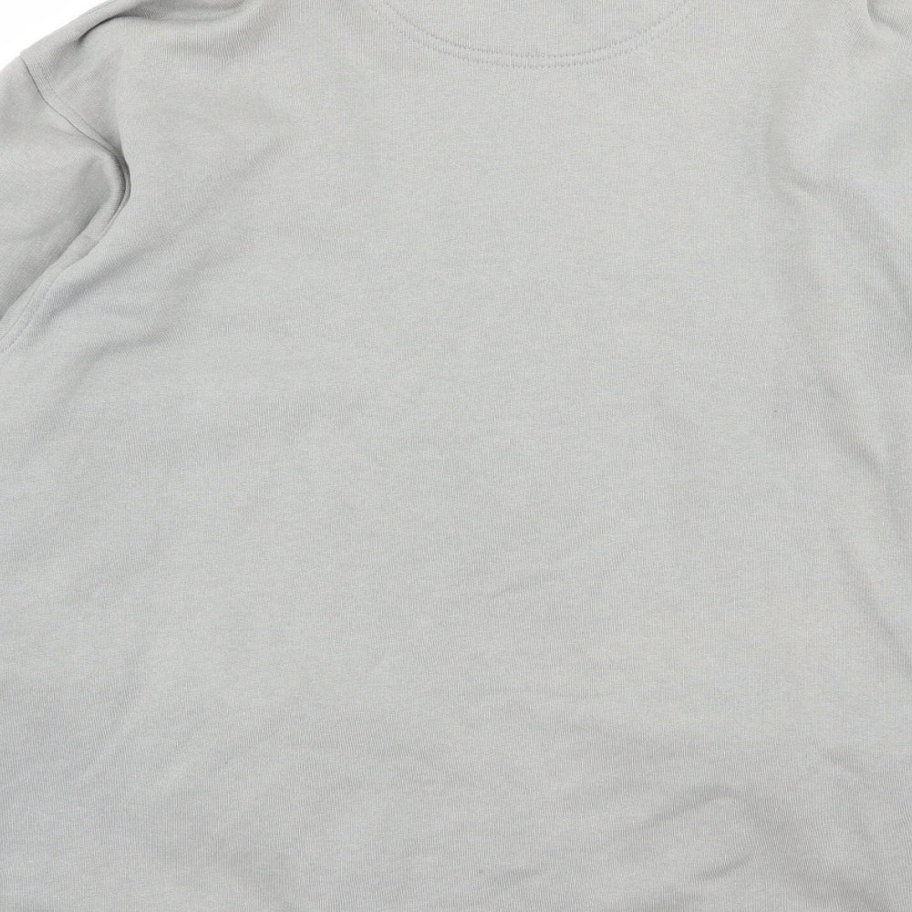 Asda George Mens Grey   Full Zip Jumper Size L