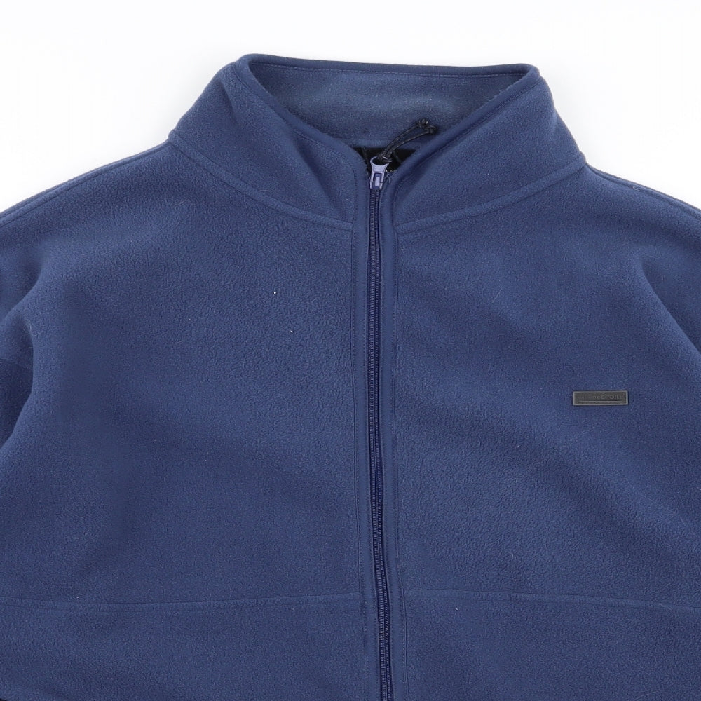 extreme sport Mens Blue   Full Zip Jumper Size L