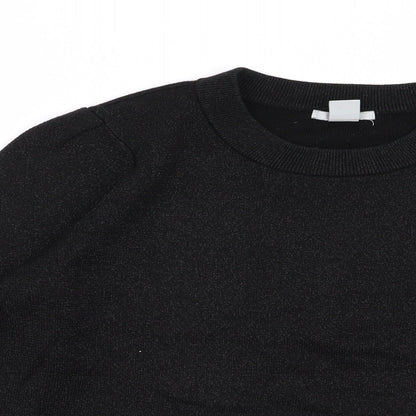H&M Womens Black   Pullover Jumper Size M