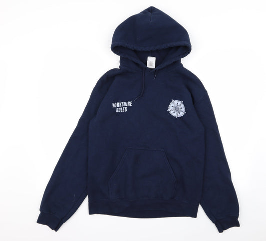 Gildan Mens Blue   Pullover Jumper Size S