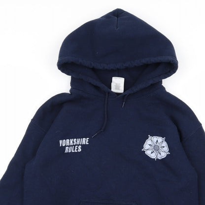 Gildan Mens Blue   Pullover Jumper Size S