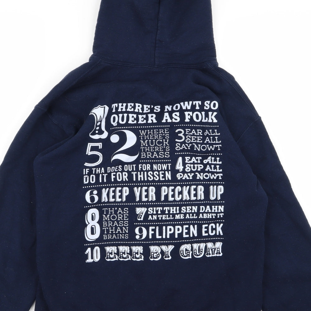 Gildan Mens Blue   Pullover Jumper Size S