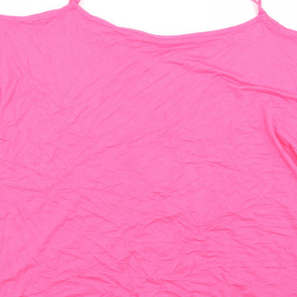 Womens UK Size 16 Asda George Pink Basic Blouse