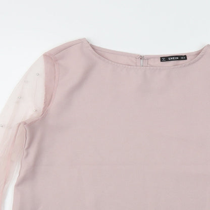 SheIn Womens Purple   Basic Blouse Size M