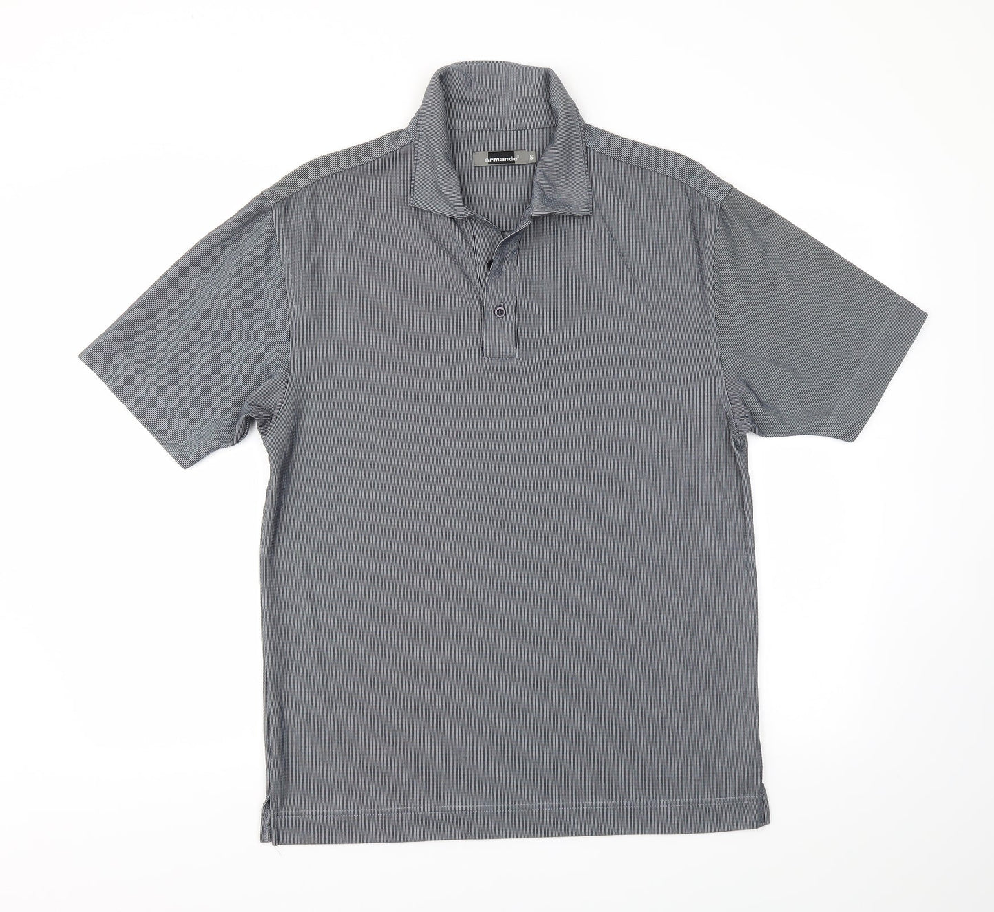 ARMANDO Mens Grey    Polo Size S