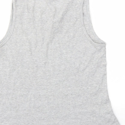 Secret Womens Grey   Basic T-Shirt Size L
