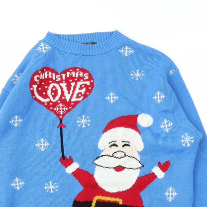 NC COLLECTION Mens Blue   Pullover Sweatshirt Size L