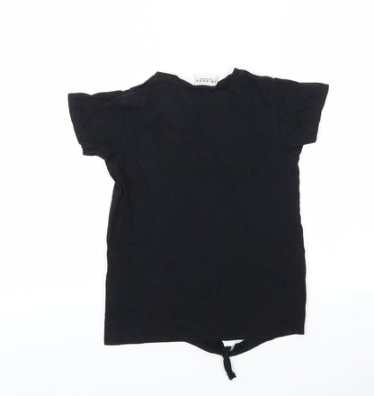 FRIENDS Girls Black   Basic T-Shirt Size 7-8 Years