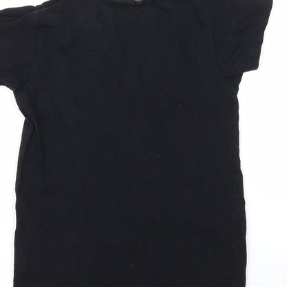 FRIENDS Girls Black   Basic T-Shirt Size 7-8 Years